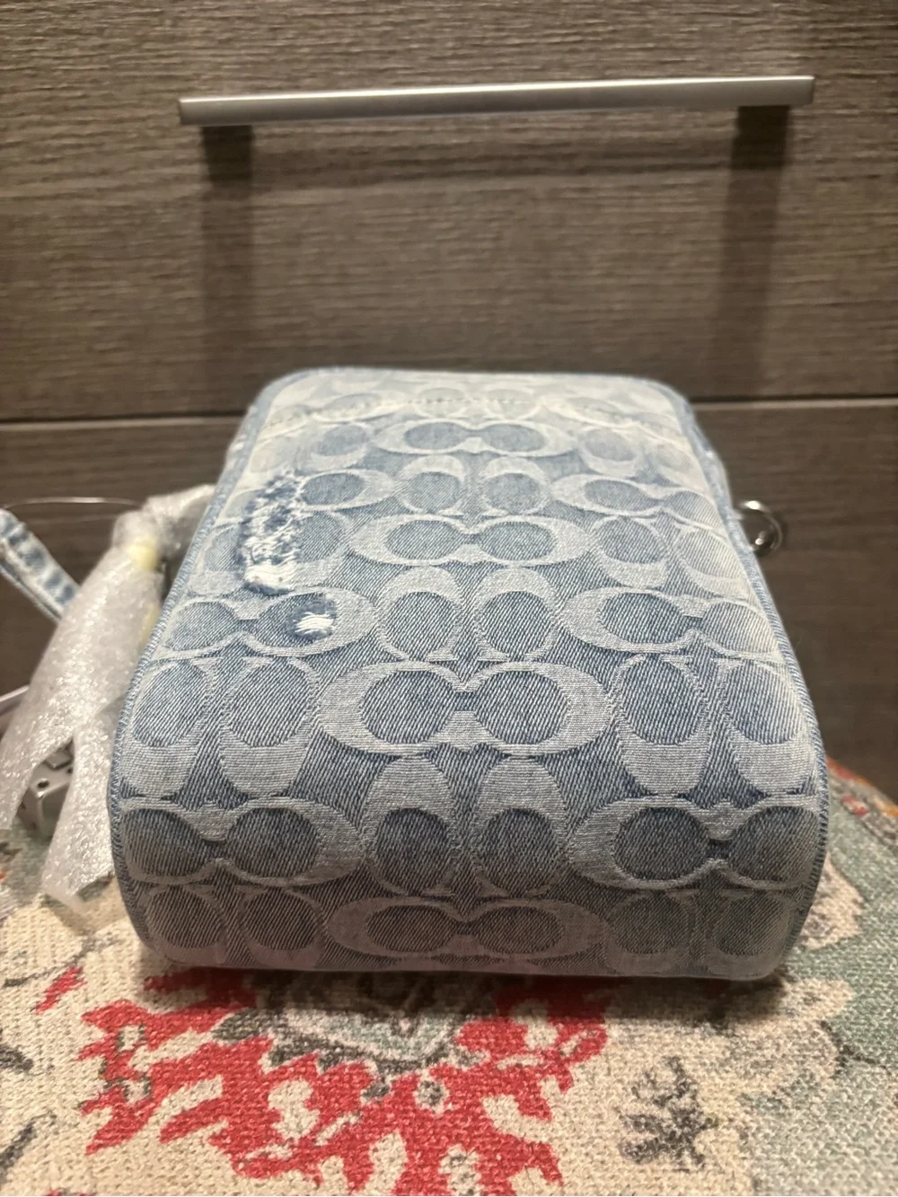 NWT - Coach Denim Tristan 14 Crossbody